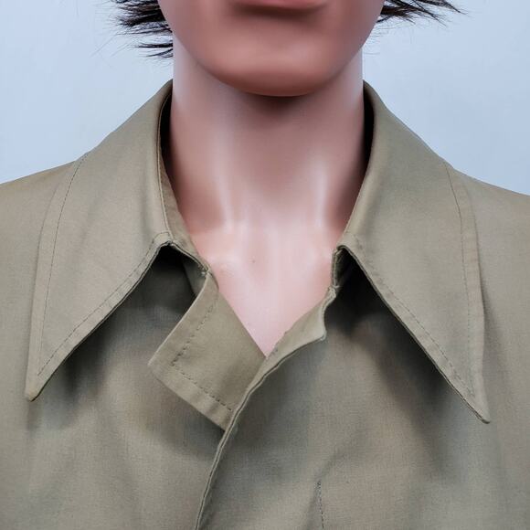 Vintage Rainfair Trench Coat Removable Insulated Faux Fur Lining Made in USA 44 - Picture 11 of 14